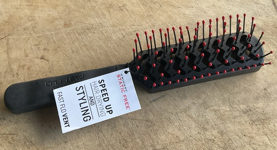 Cricket Static Free Fast Flo Vent Hair Brush pure lush - Image 1 of 1