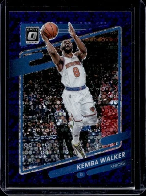 2021-22 Donruss Optic Kemba Walker Fast Break Purple Prizm #44/95 Knicks - Imagem 1 de 2