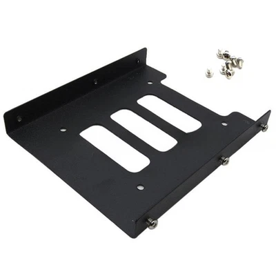 2.5in to 3.5in Bay SSD/HDD Metal Hard Drive Mounting Bracket Adapter Tray Holder - Image 1 of 4