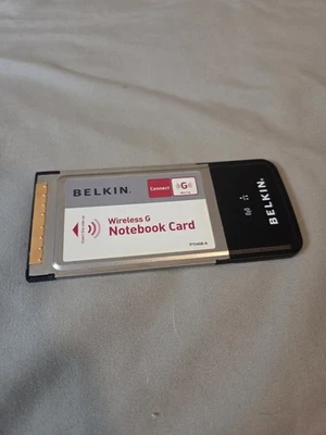 Tarjeta Notebook Belkin Wireless G F5D7010v7 INALÁMBRICA G P10408-A - NO PROBADA Foto 1 de 3