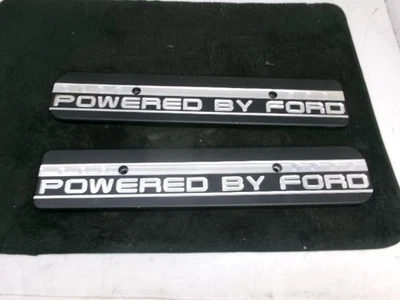 Ford Modular 4V Billet Aluminio Mecanizado Alimentado por Ford Paquete de Bobinas Cubiertas Negro Foto 1 de 4