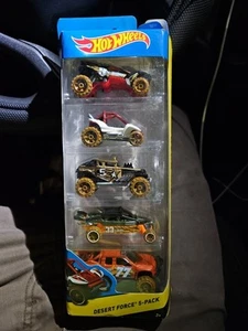 Hot Wheels Desert Force 5-pack Off Road NEW Diecast Toy Car - Picture 1 of 5