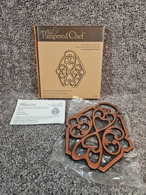 Pampered Chef COPPER Trivet Round-up From The Heart 2011 #2946 NIB - Image 1 of 3