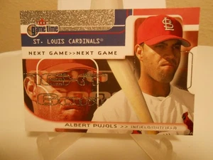 2001 Fleer Game Time Next Game Albert Pujols 0667/2000 - Bild 1 von 2