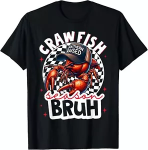 Crawfish Season Bruh Crawfish Hat Boy Funny Seafood Festival T-Shirt - Picture 1 of 15