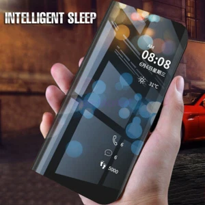 For Huawei Honor 20 Pro  View 20 10 Lite 8X Mirror Case Flip Stand Hard PC Cover - Picture 1 of 108