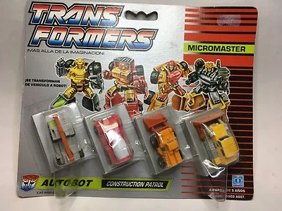 TRANSFORMERS Micromaster - Autobot - CONSTRUCTION PATROL  *** NEW**** SEALED - Imagen 1 de 4