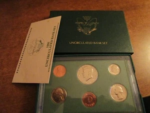 1991 U.S. Uncirculated Bank Set w/ Box & COA - Picture 1 of 1