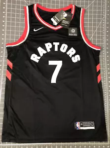 NIKE Toronto Raptors Kyle Lowry #7 autentica maglia Swingman NBA cucita nera - Foto 1 di 10