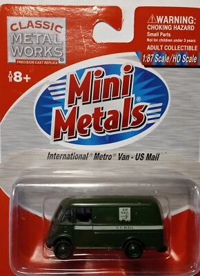 CMW Mini Metals #30357A 1954 (IH) Metro Van U.S. Mail Olive Drab Pre-1957 1/87 - Image 1 of 3