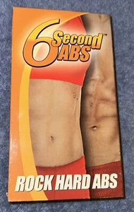 6 Second Abs: Rock Hard Abs (VHS) - Picture 1 of 12