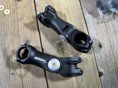 X2 Bicicleta Vintage Bicicleta ZOOM 110mm Guidão Ajustável Haste 1-1/8 NOS - Imagem 1 de 2