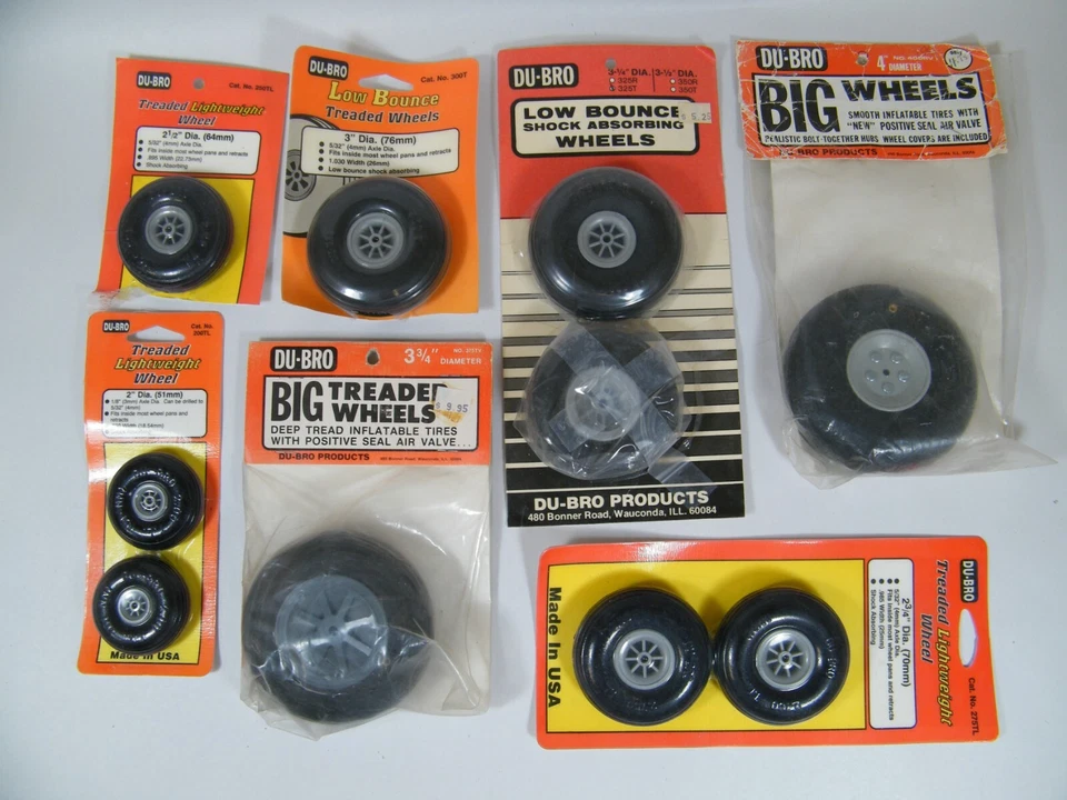 КОЛЕСА DU-BRO 400RV, 375TV, 325T, 300T, 275TL, 250TL, 200TL, 2 «- 4» - Изображение 1 из 4