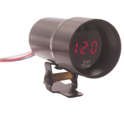 37MM Digital Smoked Lens Exhaust Gas Temperature Gauge EGT Gauge Black - Image 1 of 4