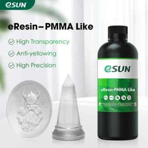 Impresora 3D similar a eSUN PMMA resina fotopolímero de alta transparencia resina LCD 405nm UV - Imagen 1 de 5