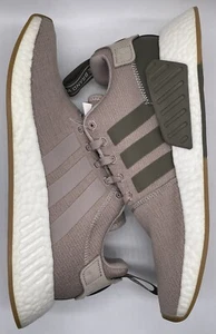 adidas Originals Mens NMD R2 Vapour Grey CQ2399 Size 7.5 NWOB Boost Running - Picture 1 of 15