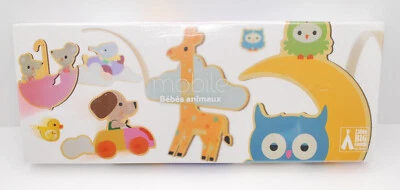 Wooden Mobile Little Big Room Baby Animals Brand New! Bebes Animaux - Image 1 of 4