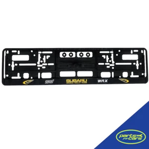 NPSL-SUBARU - Subaru WRC/WRX/STI Number Plate Surrounds [1 ONLY] - Imagen 1 de 4