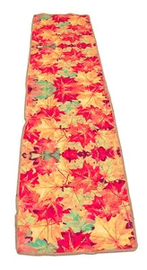 Fall leaf Shades of Orange Table Runner 17x72 inches by Melrose Int - Picture 1 of 3