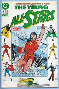 DC Comics Vintage "Young All-Stars Issue # 4" 1ST Appearance Of KAMIKAZE,  1987 - Picture 1 of 2