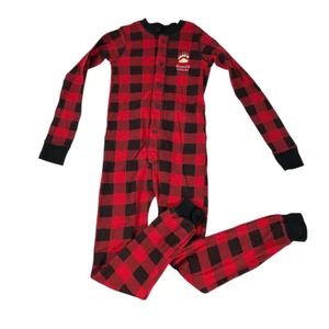 Lazy One Bear Cheeks Kids Plaid Flapjack size 6 - Picture 1 of 6