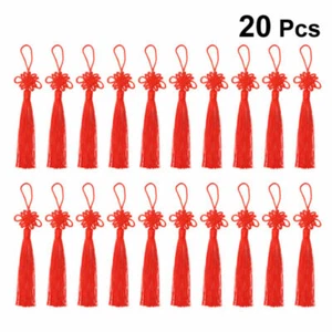 20PCS DIY Chinese Knot Tassel Hanging Traditional Tassel Pendant for Key Chain - Picture 1 of 8