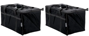 TWO Insulated BLACK Catering Delivery Food Full Pan Carrier Hot Cold Cooler Bag - Picture 1 of 5