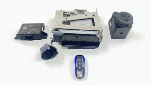 2014 PORSCHE PANAMERA S E-HYBRID ECU ENGINE MODULE IGNITION SWITCH WITH KEY OEM - Picture 1 of 24
