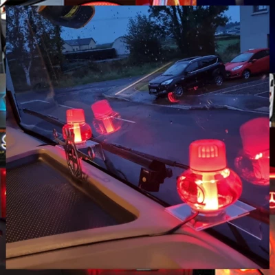 POPPY AIRFRESHENER LED BASE WINDOW HOLDERS X 2 - Image 1 of 4