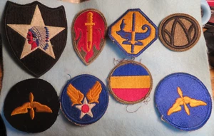 8 Vintage U.S MILITARY PATCHES Estate Find - Picture 1 of 18