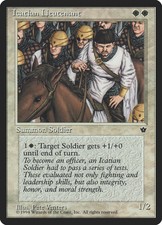 MTG - Icatian Lieutenant - Fallen Empire - Reserved List - X1 -LP- FREE SHIPPING