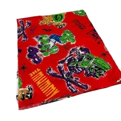 Piel de gallina tela vintage 1997 prensa de paracaídas leer si te atreves momia rizada 52"" Foto 1 de 4