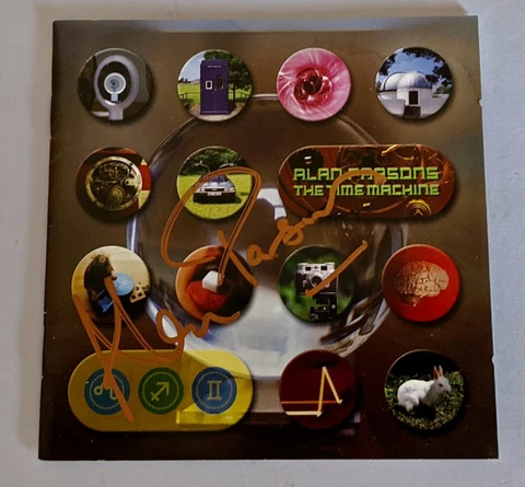 Alan Parsons The Time Machine (CD, 1999, Miramar Recordings)  Autographed! Cover