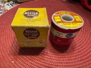 KESTER Solder Rosin Core "44"  .031" Diameter 1 Pound Roll NOS - Picture 1 of 2