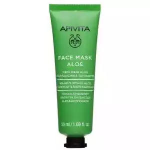 Apivita Moisturizing Face Mask 50 ml,Aloe Vera,Hyaluronic Acid, Panthenol, VitE - Picture 1 of 1