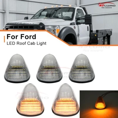 Luces de circulación LED ámbar para techo cabina Ford F250 F350 Super Duty 1999-2016 Foto 1 de 4