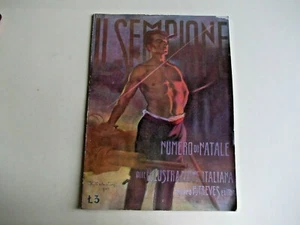 IL SEMPIONE NUMERO DI NATALE DELL'ILLUSTRAZIONE ITALIANA FRATELLI TREVES ED 1906 - Picture 1 of 10