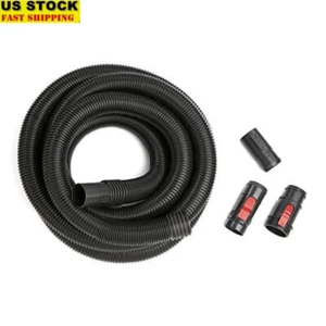 2,5 Zoll 20 Fuß Nass Trockensauger Schlauch Befestigungsset Dual-Flex Industriequalität Adapter USA - Bild 1 von 7
