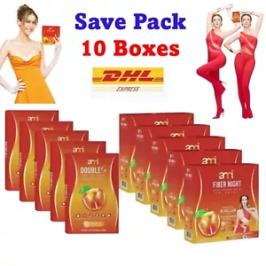 10 X Ami Fiber Night Drink Delicious + Ami Apple Dietary Supplement - Picture 1 of 23