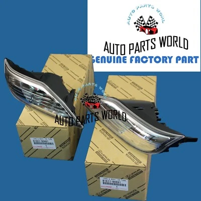 GENUINE OEM LEXUS 14-19 GX460 RIGHT & LEFT FRONT TURN SIGNAL LAMP LENS SET OF 2 - Image 1 of 4