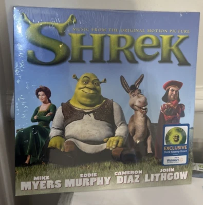 SHREK Original Motion Picture Soundtrack Limited Ed Swamp Green Vinyl LP sealed - Image 1 of 2