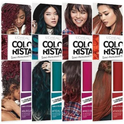 L'Oreal Paris Colorista Semi Permanent Hair Color NEW! ( Choose Your Color ) - Image 1 of 4