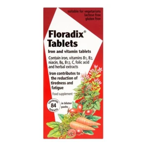 Tabletas de hierro y vitaminas Floradix 84 tabletas - Imagen 1 de 1