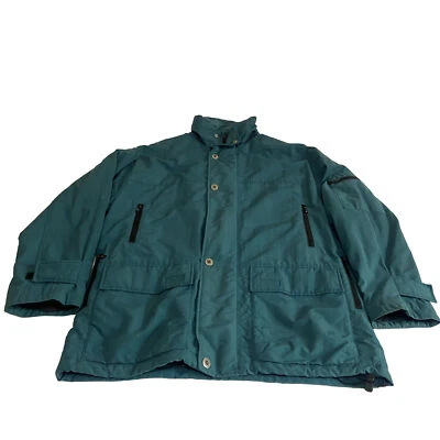 Baracuta Mens Teal Green Overcoat Size L - Image 1 of 4
