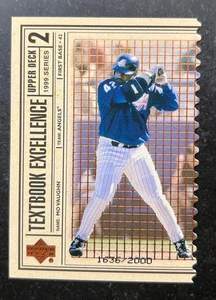 1999 Upper Deck Textbook Excellence Double Mo Vaughn #1 1636/2000 - Picture 1 of 2