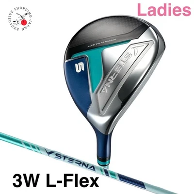 Женский вуд для фервея MAJESTY STERNA 3W L-Flex графитовый стержень Serenity зеленый под правую руку - Изображение 1 из 4