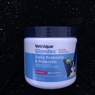 Vetnique Glandex Daily Probiotics for Dogs with Prebiotics Gut Support  - Image 1 of 3
