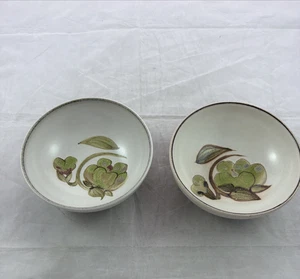 Denby Troubadour Fruit Dessert  Bowl Set  of 2   5 3/4" - Picture 1 of 8