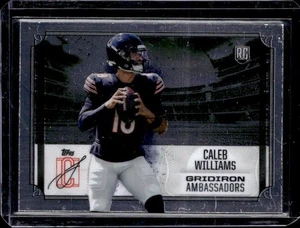 2024 Topps Signature Class #GA-1 Caleb Williams Gridiron Ambassadors - Imagen 1 de 2