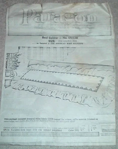 Kit de punto de cruz estampado vintage Paragon "Doble Bed Refolster" - Imagen 1 de 4